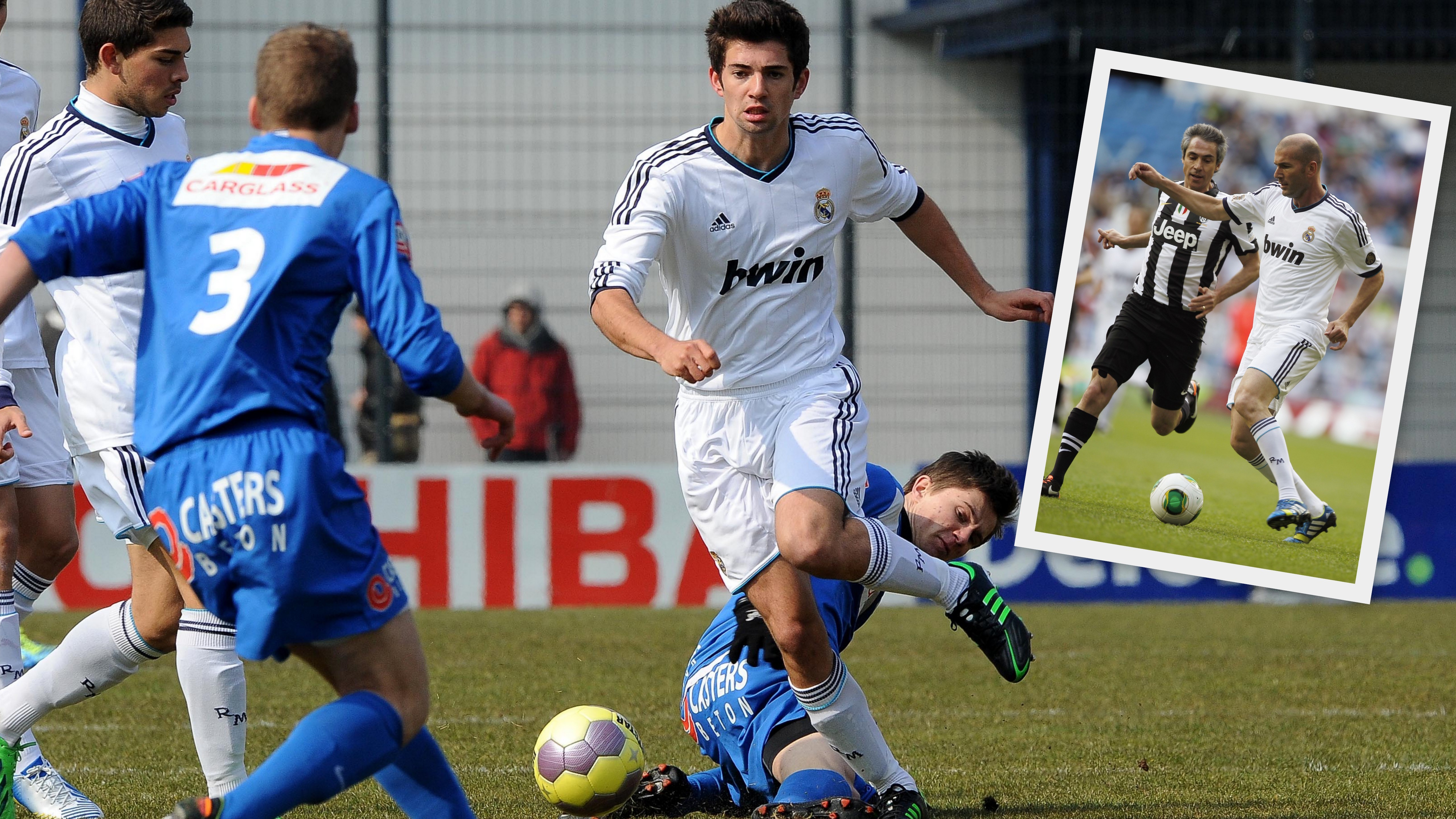 Enzo Zidane a jeho otec_koláž